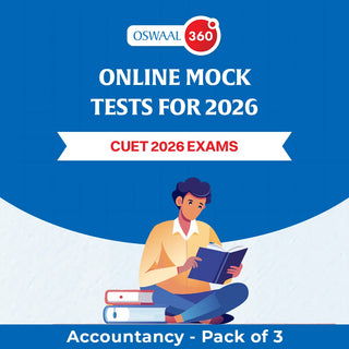 Oswaal CUET - Accountancy - Exclusive Online Mock Tests For 2026 Exams - Pack of 3