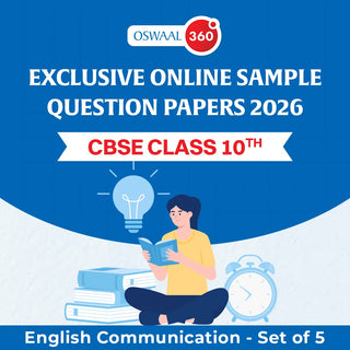 Oswaal Exclusive Online Sample Question Papers 2026 - CBSE - Class 10th - English Communicative - Set of 5