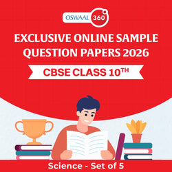 Oswaal Exclusive Online Sample Question Papers 2026 - CBSE - Class 10th - Science - Set of 5