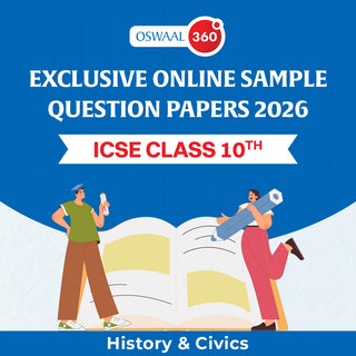 Oswaal Exclusive Online Sample Question Papers 2026 - ICSE - Class 10th - History & Civics