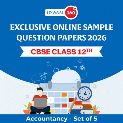 Oswaal Exclusive Online Sample Questions Papers 2026 - CBSE - Class 12th - Accountancy - Set of 5