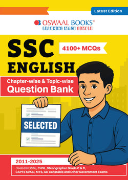 SSC (Staff Selection Commission) English 4100+ MCQs Tier-1 | Chapter-wise & Topic-wise Question Bank (2011 to 2025) | For 2026 Exam