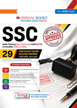 SSC MTS & Havaldar (CBIC & CBN) 29 Previous Years’ Solved Papers | Includes Fully Solved 2025 Paper (Held in Feb 2026) | Year-wise Coverage (2016–2025) | For SSC MTS & Havaldar 2026 Exam