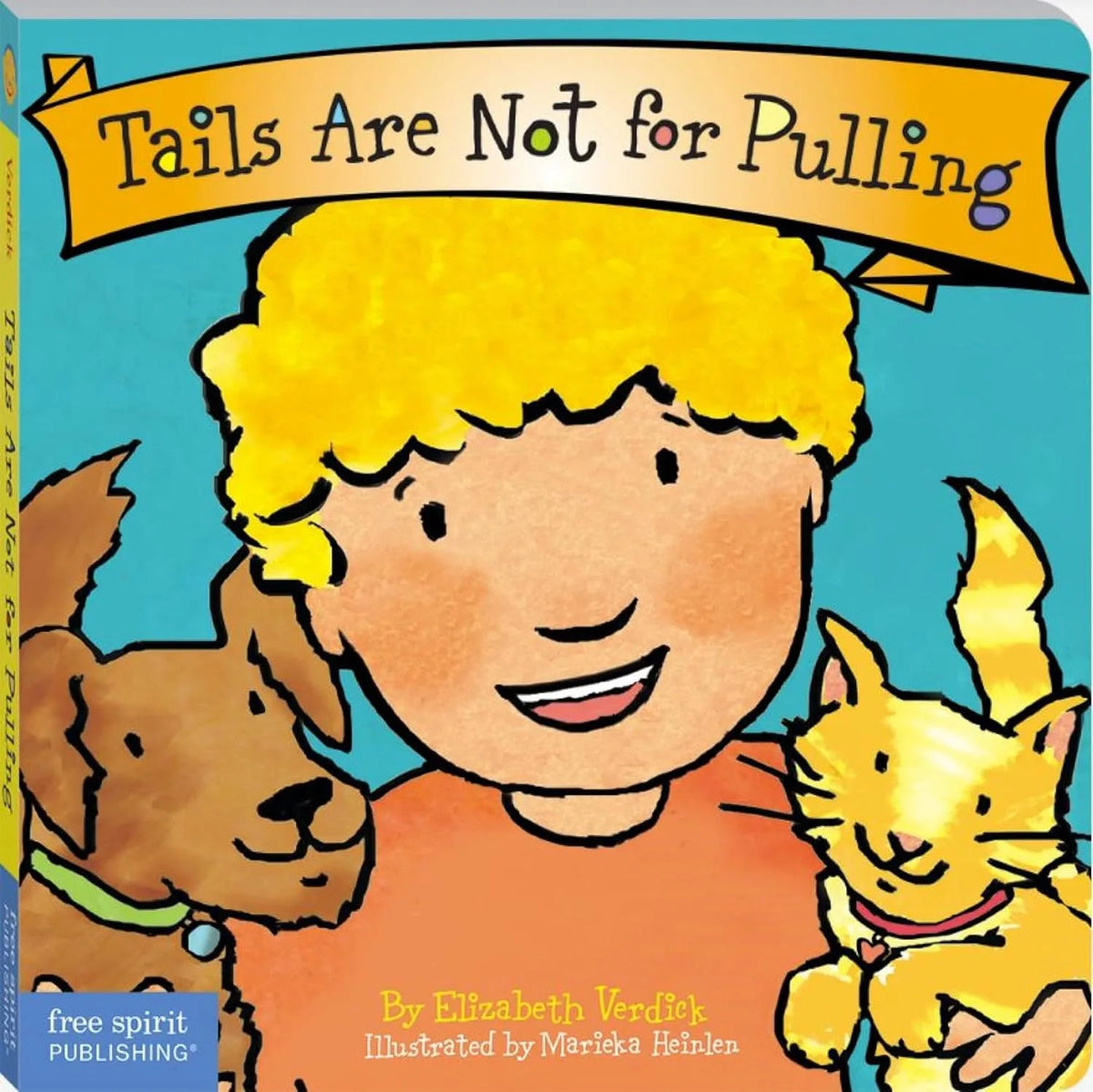 Oswaal Tails Are Not for Pulling (Best Behaviour Series) – Board Book for Toddlers (Ages 1-4 yrs) | Teaches Gentle Pet-Habits & Kindness | by Free Spirit Publishing
