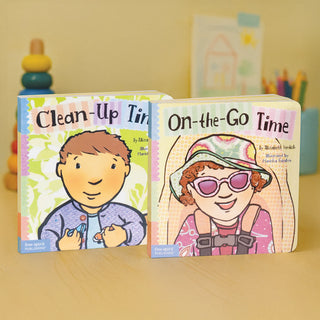Toddler Daily Habits Set (Toddler Tools Series) — 2 Board Books for Toddlers (Ages 1–3 yrs) | Includes Clean-Up & On-the-Go Habits | by Free Spirit Publishing