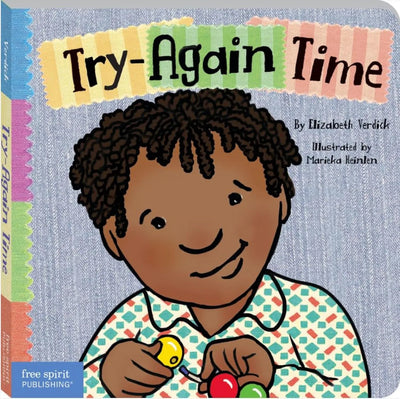 Oswaal Try-Again Time (Toddler Tools Series) – Gentle Board Book for Toddlers (Ages 1-3 yrs) | Build Resilience & Growth Mindset | by Free Spirit Publishing