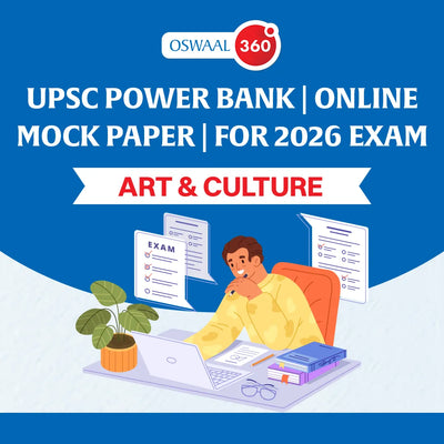 UPSC Power Bank Art & Culture | Online Mock Papers | For 2026 Exam