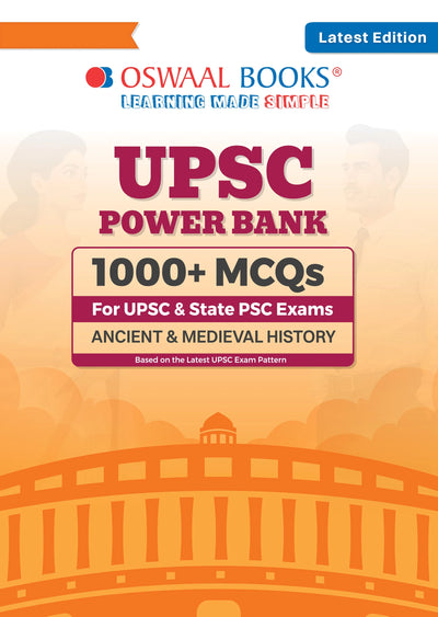 UPSC Power Bank:1000+ MCQs for UPSC and State PSCs Exams Ancient & Medieval History