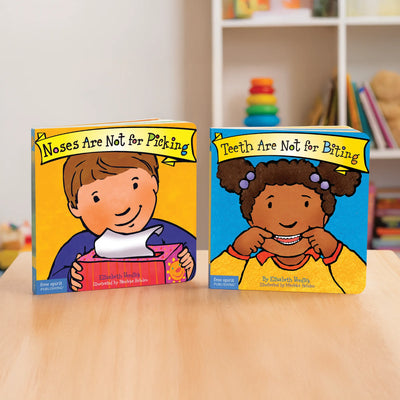 Best Behaviour Duo Set — Board Books | Noses Are Not for Picking + Teeth Are Not for Biting | 2 Books to Build Hygiene, Kindness & Positive Behaviour