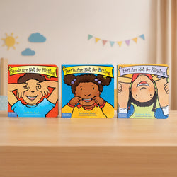 Best Behaviour Trio Set (Best Behaviour Series) — 3 Board Books for Toddlers (Ages 1–4 yrs) | Includes No Hitting, No Biting & No Kicking Stories | by Free Spirit Publishing