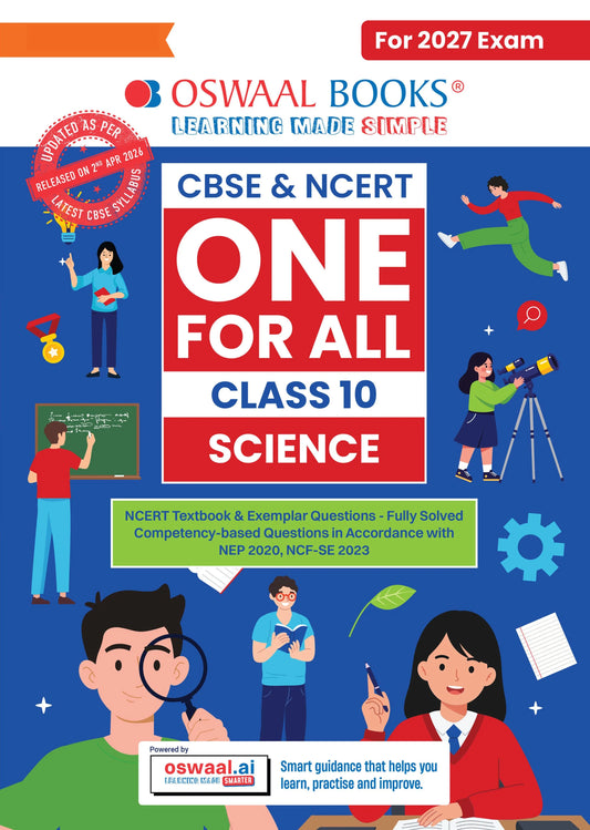 CBSE & NCERT One for All Class 10 Science (For 2027 Exam)