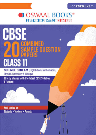 CBSE 20 Combined Sample Question Papers class 11 Science stream (English Core, Mathematics, Physics, Chemistry & Biology)