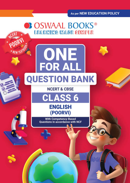 CBSE Class-6 One for All English (Poorvi) For 2026-27 Exam | As Per Latest NCERT & CBSE Syllabus | Chapter-Wise Question Bank, Revision Notes, Literature, Grammar & Competency Based Questions