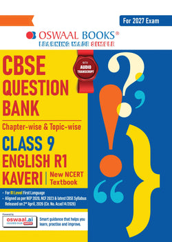CBSE English Question Bank Chapter-wise & Topic-wise Class 9 | Based on new NCERT Textbook Kaveri |Includes Summary, Competency-Based Question, Self-Assessment & Practice Papers | For R1 Level