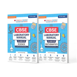 CBSE Laboratory Manual Class 10 Science & Mathematics Book | Set of 2 Books | For Latest Exam