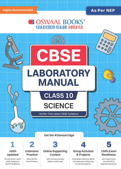 CBSE Laboratory Manual Class 10 Science Book | As Per NEP | For Latest Exam