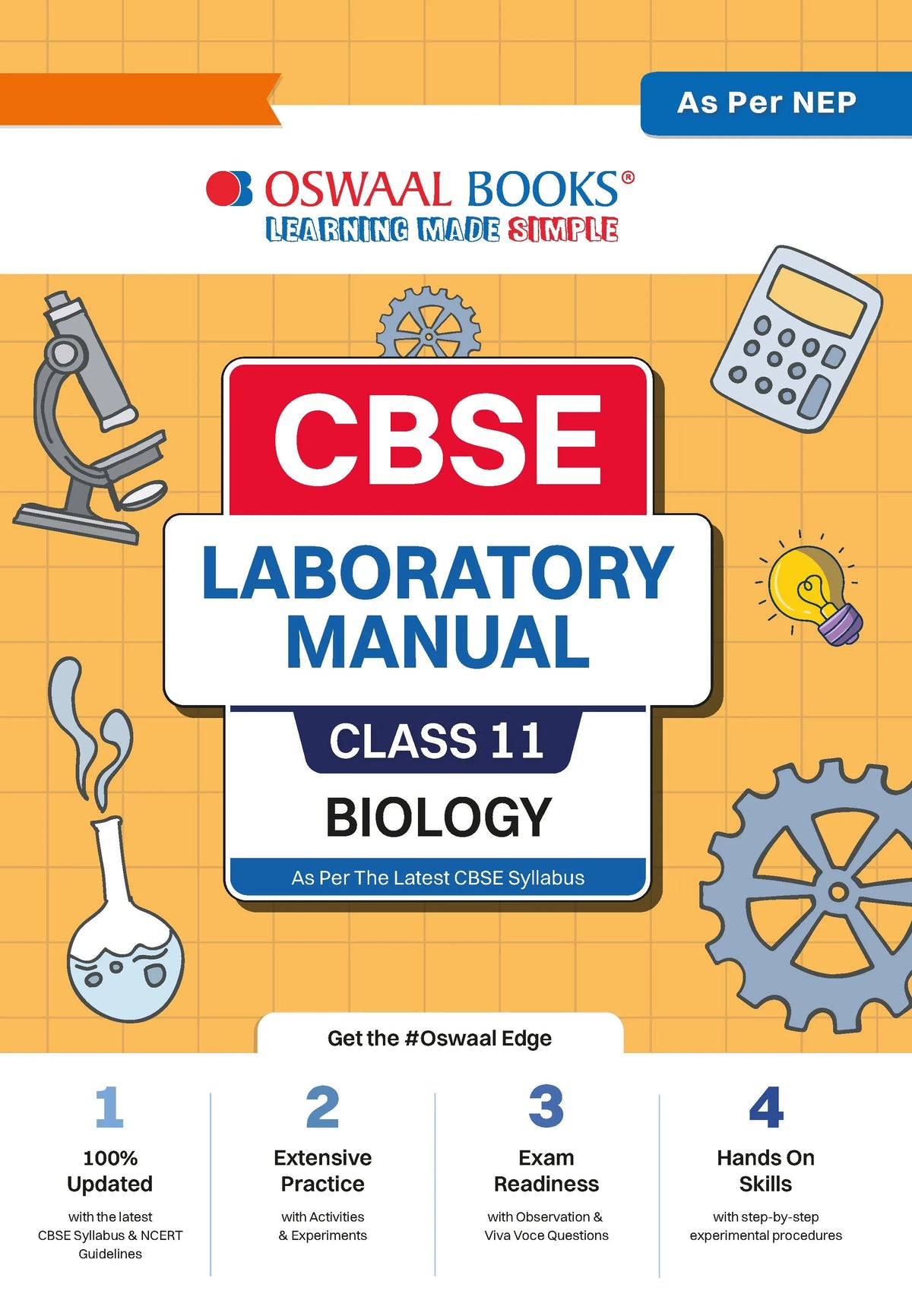 Oswaal CBSE Laboratory Manual Class 11 Biology Book (Latest Edition)