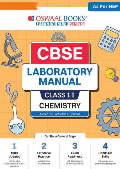CBSE Laboratory Manual Class 11 Chemistry Book (Latest Edition)