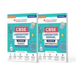 CBSE Laboratory Manual Class 9 Science & Mathematics Book | Set of 2 Books | For Latest Exam