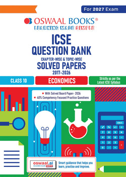 Class 10 ICSE Question Bank Economics (2017 – 2026) |For 2027 Exam Chapter-wise & Topic-wise with Competency Based Questions |  Includes 2026 Paper- fully solved | Self-Assessment Papers | Practice Papers