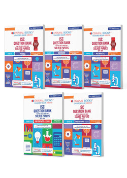 Class 12 ISC Physics, Chemistry, Maths, English Paper-1 & 2 Question Bank (Set of 5 Books) (2017–2026)| Chapter-wise & Topic-wise with Competency Based Questions |For 2027 Exam