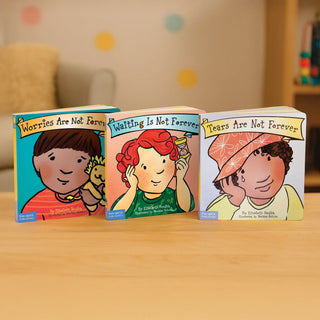 Emotional Resilience Trio Set (Best Behaviour Series) — 3 Board Books for Toddlers (Ages 1–4 yrs) | Includes Managing Tears, Worries & Waiting | by Free Spirit Publishing