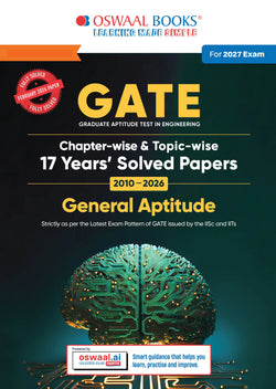 GATE General Aptitude 17 Years’ Solved Papers (2010 to 2026) for 2027 Exam | Chapter-wise & Topic-wise | For All Streams: Electronics, Electrical, Mechanical, Computer Science, IT and Others
