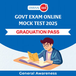 Govt Exam General Awareness Online Mock Test | Graduation Pass | For 2025 Exam