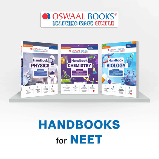 Handbook of Class 11 & 12 | Physics, Chemistry & Biology (Set of 3 Books) | Must Have for NEET & all Medical Entrance Exams
