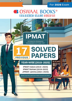 IPMAT - 17 Solved Papers Previous Years | Year-wise (2019-2025) For IIM Indore, Rohtak & Jammu for 2026 Exam