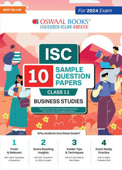 ISC 10 Sample Question Papers Class 11 Business studies For 2024 Exams (Based On The Latest CISCE/ISC Specimen Paper)