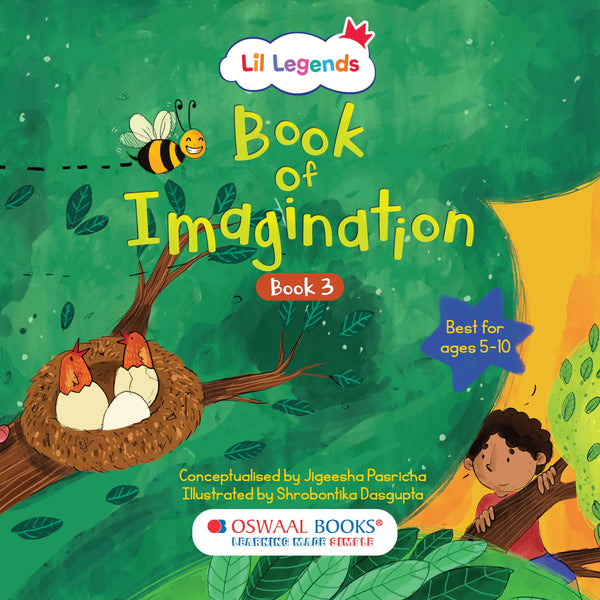 Lil Legends Book of Imagination Part 3 for Kids | Drawing & Creative Thinking Prompts | Focus & Problem-Solving Skills | Screen-Free Activity Book | Ages 5–10 Years