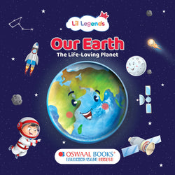 Lil Legends Enchanting Earth The Life-Loving Planet Book for Kids | Illustrated Geography Boardbook | Learn About Earth, Nature & Environment | Picture Book | Age 3+ Years |