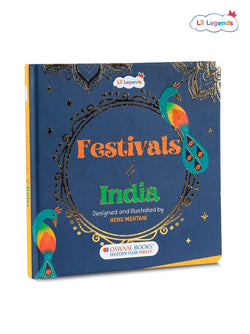 Lil Legends Festivals of India Story Book for Kids | Illustrated Short Stories on Holi, Eid, Diwali, Dussehra & More | Cultural Learning Picture Story Book | Age 3+ Years