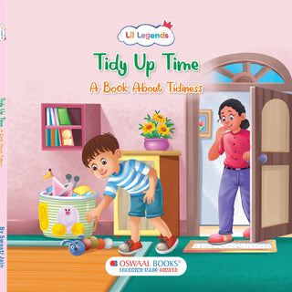 Lil Legends Good Habits Series Tidy Up Time Board Book for Kids | Learning to Care for My Space | Builds Responsibility & Cleanliness | Illustrated Picture Book | Age 2+ Years