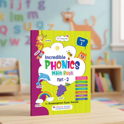 Lil Legends Incredible Phonics Level 1 Part 2 Main Book for Kids Age 3-5 Years | Sound Recognition, First Word Reading & Tracing Practice | Phonics Workbook for Nursery LKG Preschool