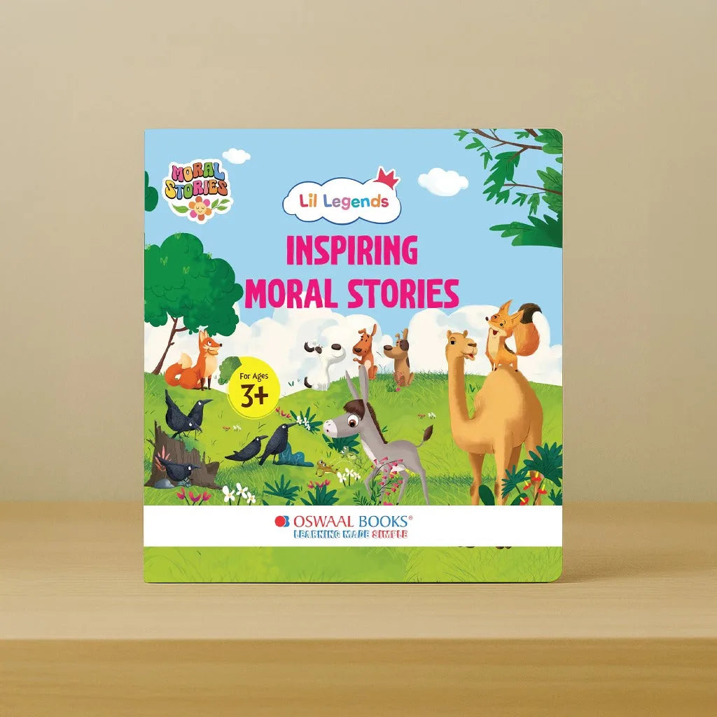 Oswaal Lil Legends Inspiring Moral Stories for Kids Age 3+ Years | 5 Short Bedtime Tales | Illustrated Hardbound Story Book | Read-Aloud Picture Book