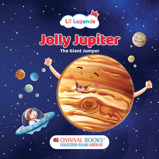 Lil Legends Jolly Jupiter The Giant Jumper Book for Kids | Illustrated Space Boardbook | Learn About Jupiter with Bright Pictures & Simple Facts | Science Picture Book | Age 3+ Years