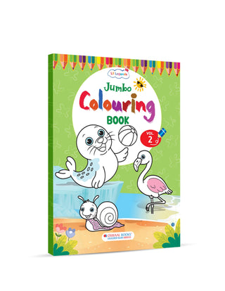Lil Legends Jumbo Colouring Book Vol 3 for Kids Age 3-6 Years | Engaging Designs – Festivals, Food & Community Scenes | Imaginative Colouring & Drawing Activity Book for LKG & UKG