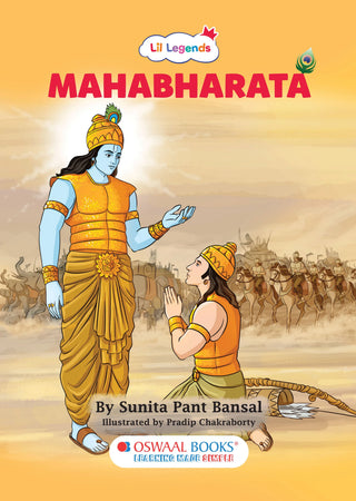 Lil Legends Mahabharat Story Book for Kids | Padded Illustrated Mythology Book | Epic Tales of Pandavas, Krishna & Kurukshetra | Cultural Learning Picture Book | Age 7+ Years
