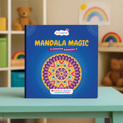 Lil Legends Mandala Magic Colouring Book for Kids & Adults | Bold Mandala Designs | Focus, Fine Motor Skills & Mindfulness | Calming Activity Book | Age 5+