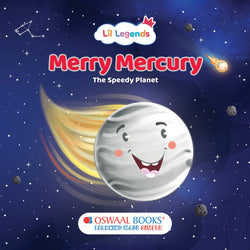 Lil Legends Merry Mercury The Speedy Planet Book for Kids | Illustrated Space Boardbook | Learn About Mercury with Bright Pictures & Simple Facts | Science Picture Book | Age 3+ Years