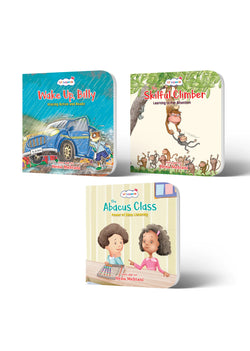 Lil Legends Mindful Moments Building Focus Set of 3 Books for Kids Age 5+ Years - Wake Up Billy, Skilful Climbers & The Abacus Class | Concentration & Attention