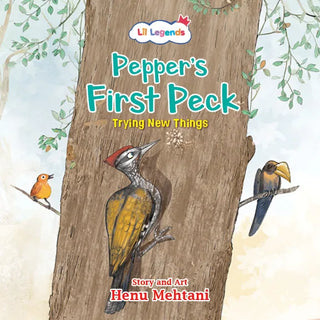 Lil Legends Mindfulness Series - Pepper's First Peck | Illustrated Story Book for Kids | Mindful Tales for Emotional Learning & Social Skills | Age 5+