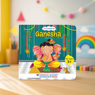 Lil Legends My Board Book of Mythological Tales of Lord Ganesha for Kids Age 3+ Years - Enchanting Indian Stories with Colourful Illustrations | Hindu Mythology Picture Book