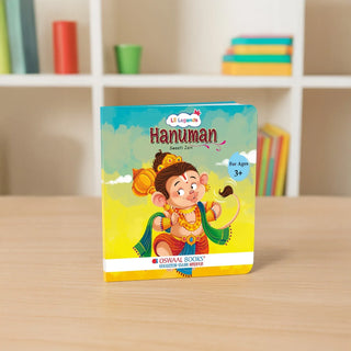 Lil Legends My Board Book of Mythological Tales of Lord Hanuman for Kids Age 3+ Years - Enchanting Indian Stories with Colourful Illustrations | Hindu Mythology Picture Book