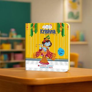 Lil Legends My Board Book of Mythological Tales of Lord Krishna for Kids Age 3+ Years - Enchanting Indian Stories with Colourful Illustrations | Hindu Mythology Picture Book