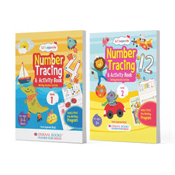 Lil Legends Number Tracing & Activity Book Bundle for Kids | Set of 2 Books | Writing Practice & Maths Readiness | Fine Motor Skills | Age 2–4 Years