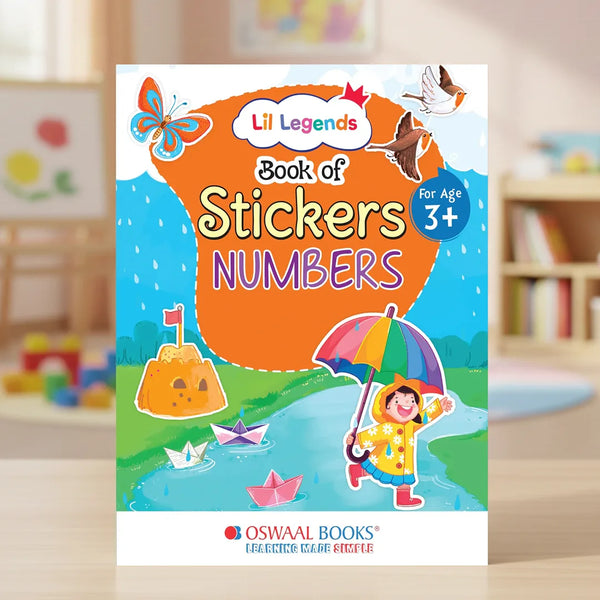 Lil Legends Numbers Sticker Activity Book for Kids Age 3+ Years - Learn Counting with Fun Stickers | Early Maths & Number Skills | Educational Sticker Book for Toddlers & Preschoolers