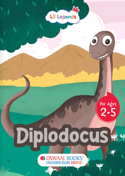 Lil Legends Padded Board Book for Kids | I am a Diplodocus | Illustrated Dinosaur Book for Toddlers | Durable Early Learning Picture Book | Age 2–5 Years | Padded Cover Edition